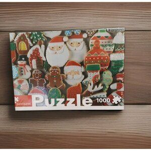 NIB Seesaw 1000 Pc Jigsaw Puzzle - Christmas Cookies 20" x 27"- NEW SEALED!